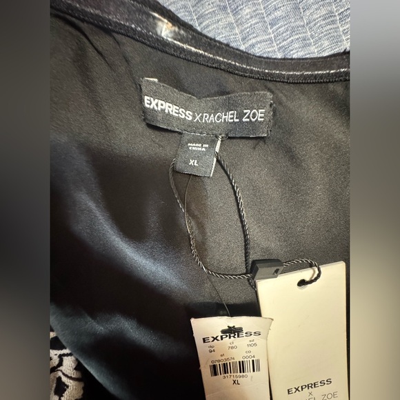 Express Versatile Rachel Zoe Printed One Shoulder Ruffle Mini Dress - Picture 14 of 14